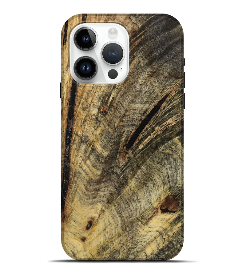 iPhone 15 Pro Max Wood Live Edge Phone Case - Zakary (Wood Burl, 731623)