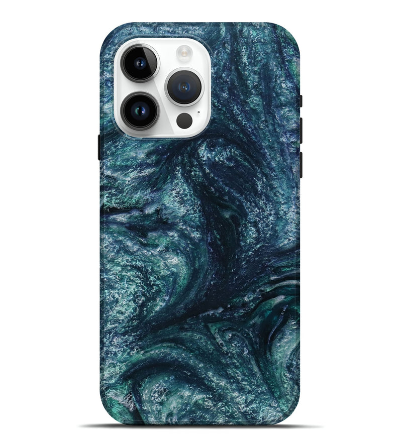 iPhone 15 Pro Max ResinArt Live Edge Phone Case - Drona (Blue, 731668)