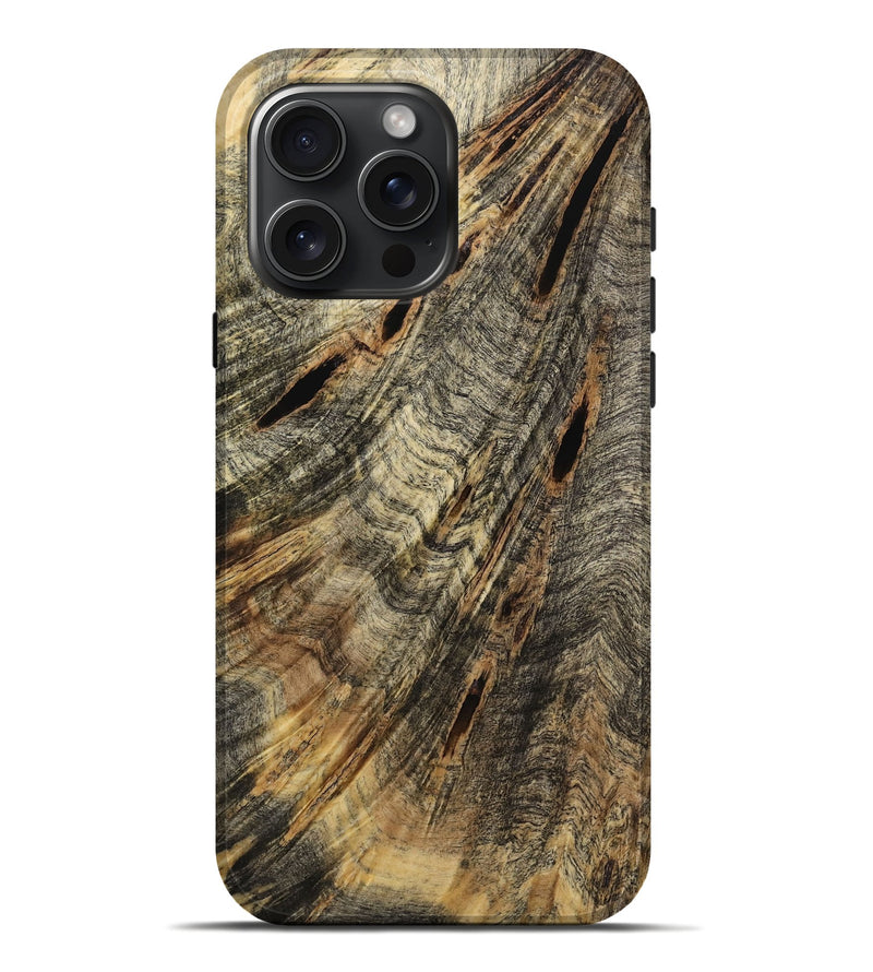 iPhone 16 Pro Max Wood Live Edge Phone Case - Pearley (Wood Burl, 731692)