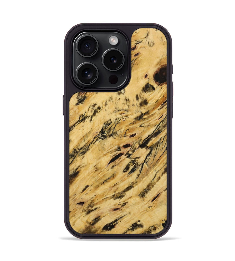 iPhone 15 Pro Wood Phone Case - Ginny (Wood Burl, 731696)