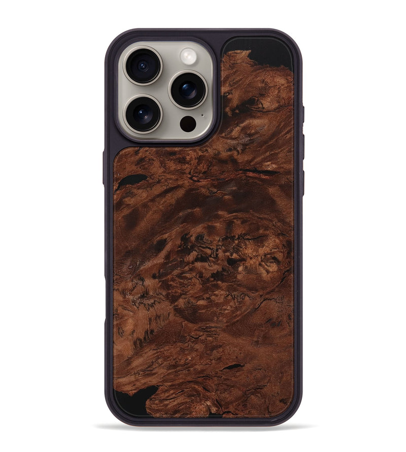 iPhone 16 Pro Max Wood Phone Case - Mont (Wood Burl, 731721)