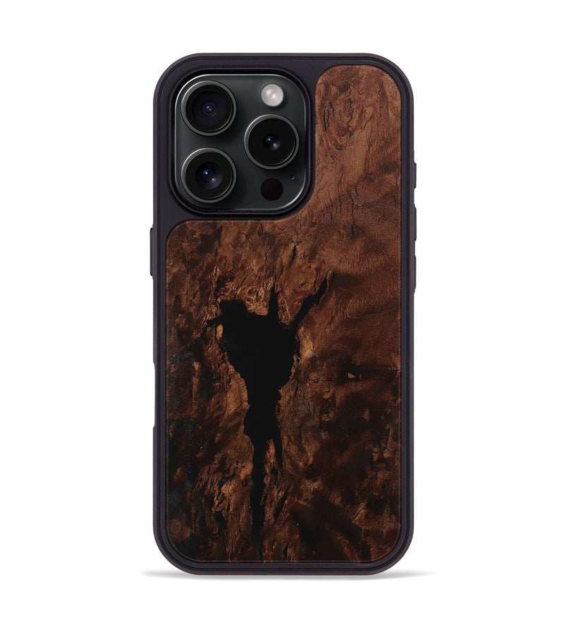 iPhone 16 Pro Wood Phone Case - Hoog (Wood Burl, 731731)