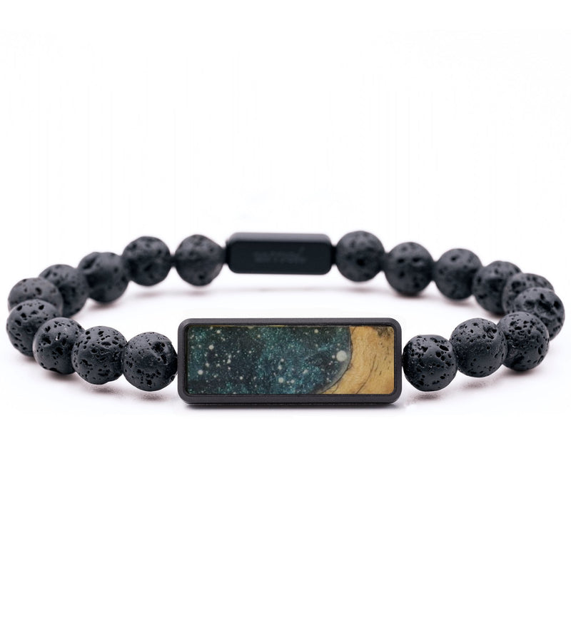 Lava Bead Wood Bracelet - Elmer (Cosmos, 732296)