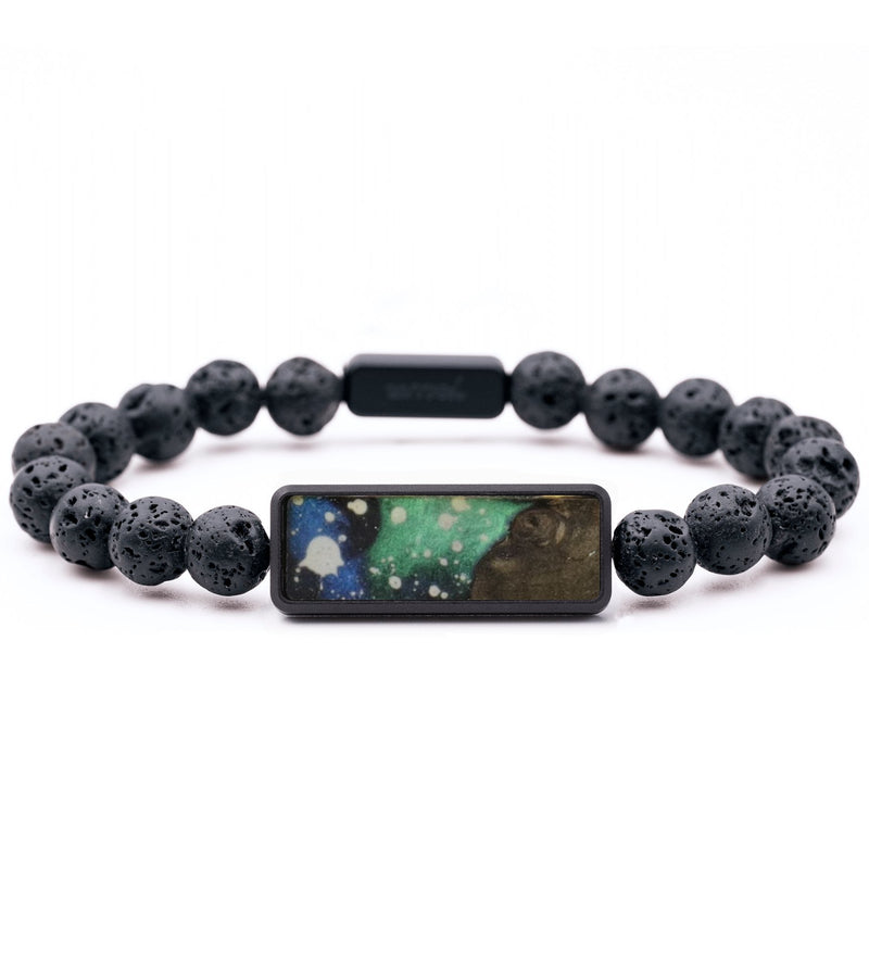 Lava Bead Wood Bracelet - Herbert (Cosmos, 732303)