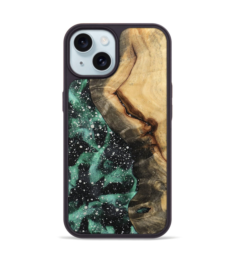iPhone 15 Wood Phone Case - Crin (Cosmos, 732386)