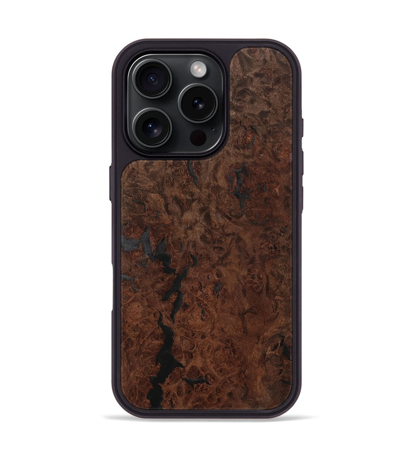 iPhone 16 Pro Wood Phone Case - Dorotha (Wood Burl, 732466)
