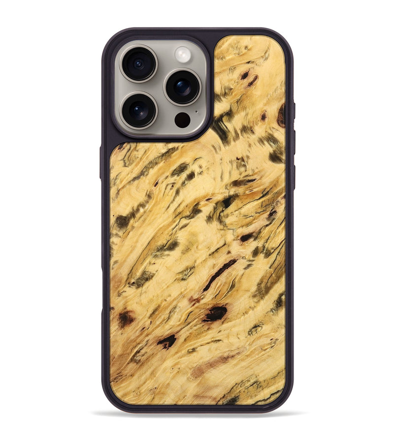 iPhone 16 Pro Max Wood Phone Case - Daune (Wood Burl, 732502)