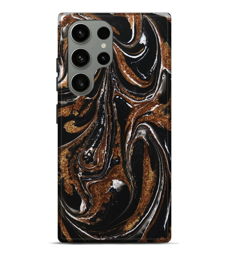 Galaxy S23 Ultra ResinArt Live Edge Phone Case - Boyd (Black & White, 732556)