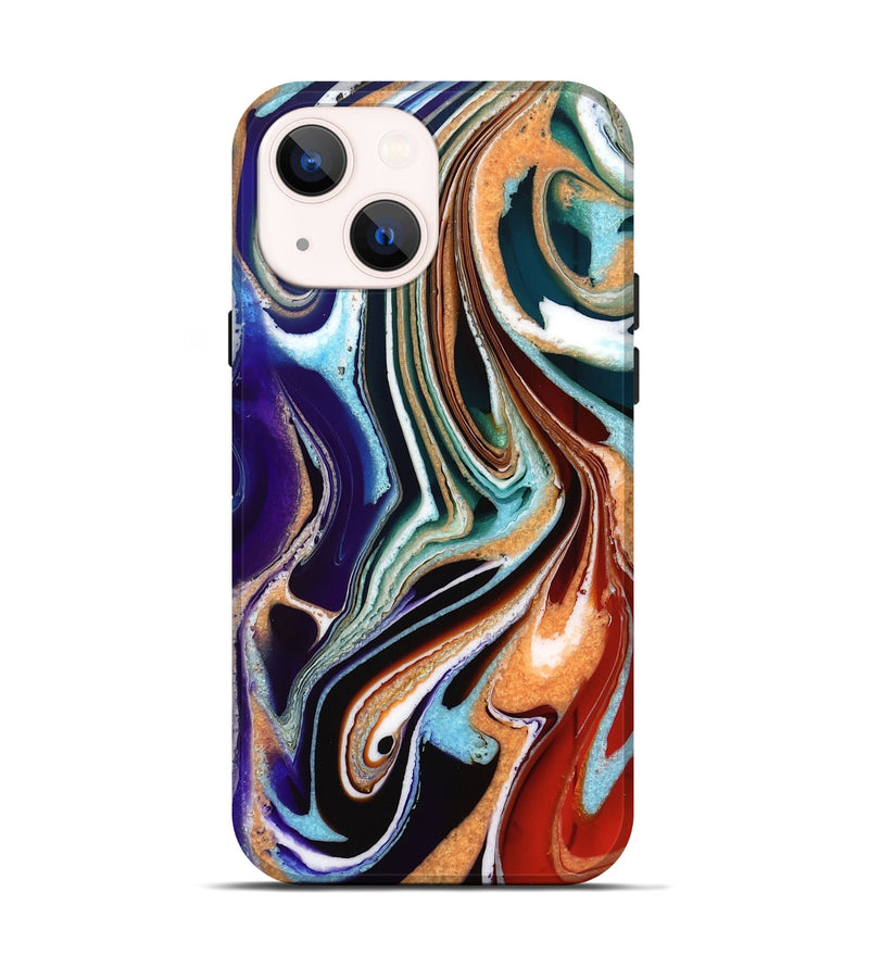 iPhone 14 ResinArt Live Edge Phone Case - Greta (Purple, 732558)