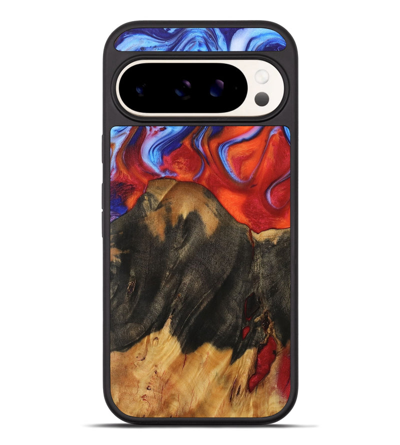 Pixel 9 Pro XL Wood Phone Case - Woodrow (Fire & Ice, 732901)