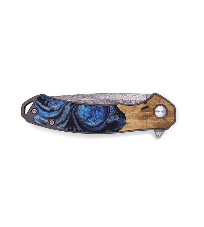 EDC Wood Pocket Knife - Vessie (Blue, 732936)