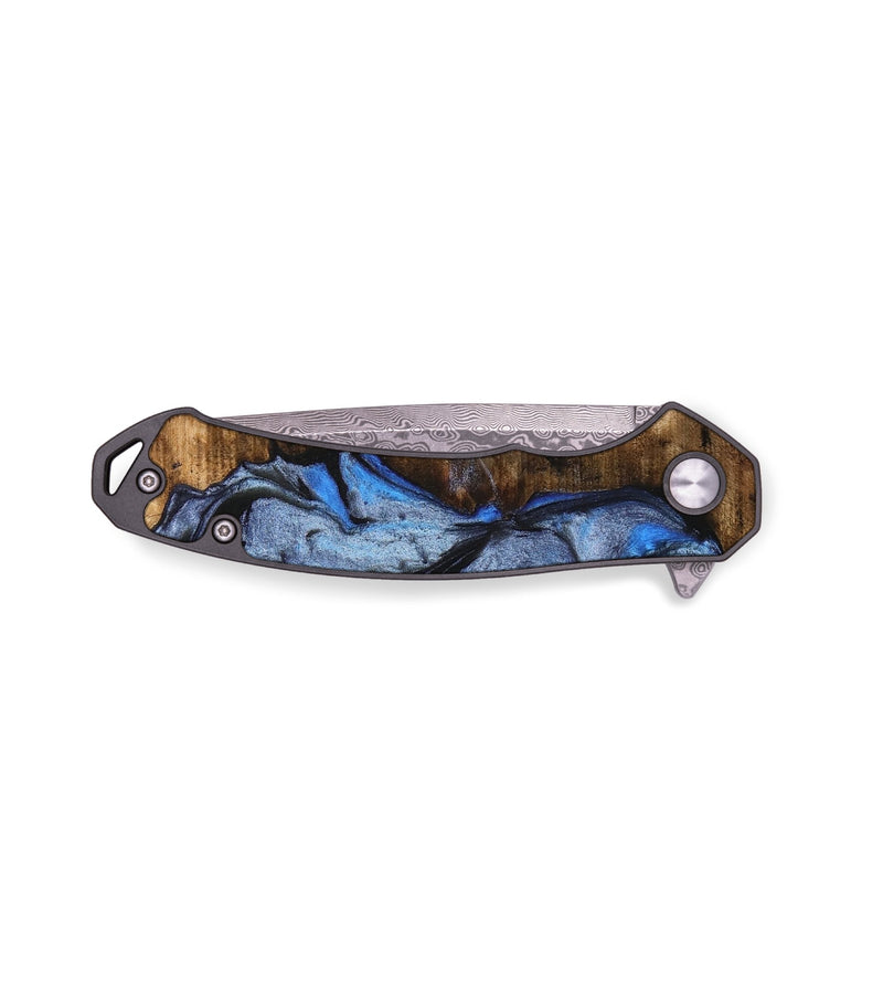 EDC Wood Pocket Knife - Toriano (Blue, 732970)