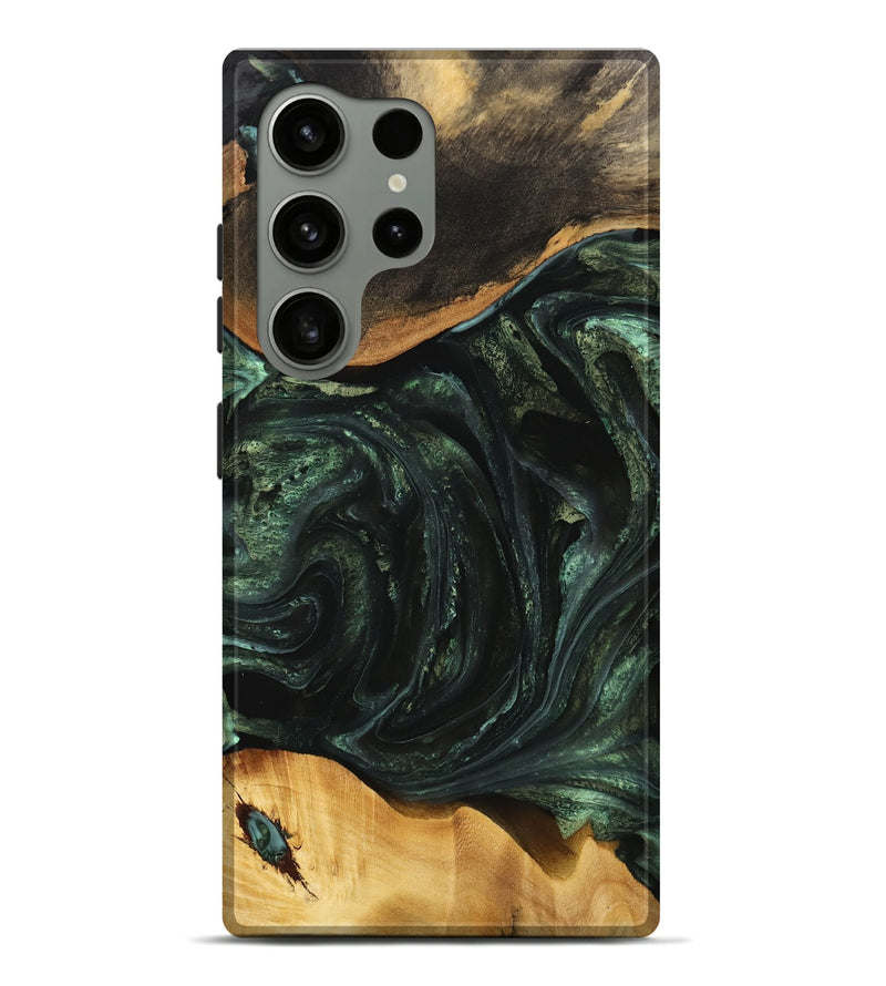 Galaxy S24 Ultra Wood Live Edge Phone Case - Ofella (Green, 733012)