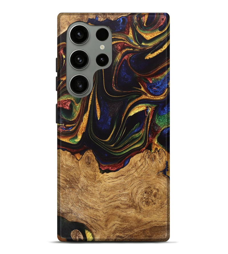 Galaxy S24 Ultra Wood Live Edge Phone Case - Dagmar (Red, 733045)