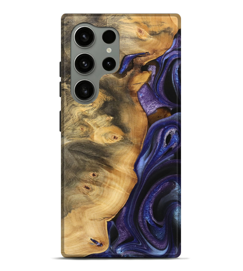 Galaxy S24 Ultra Wood Live Edge Phone Case - Lavinia (Purple, 733077)