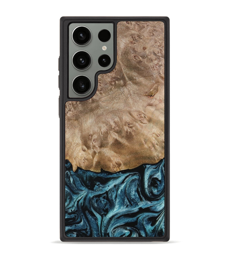 Galaxy S23 Ultra Wood Phone Case - Lois (Blue, 733094)