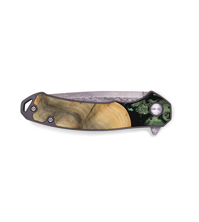 EDC Wood Pocket Knife - Nerte (Green, 733096)