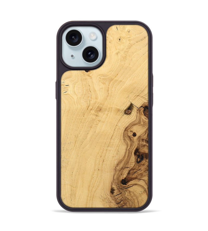 iPhone 15 Wood Phone Case - Julio (Wood Burl, 733097)