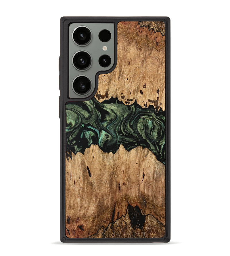 Galaxy S23 Ultra Wood Phone Case - Regina (Green, 733125)