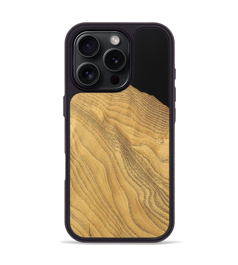 iPhone 16 Pro Wood Phone Case - Yavar (Wood Burl, 733185)