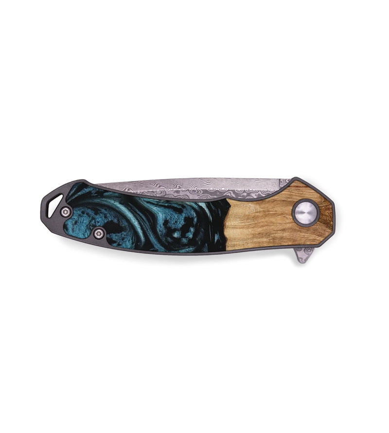 EDC Wood Pocket Knife - Elspeth (Blue, 733203)