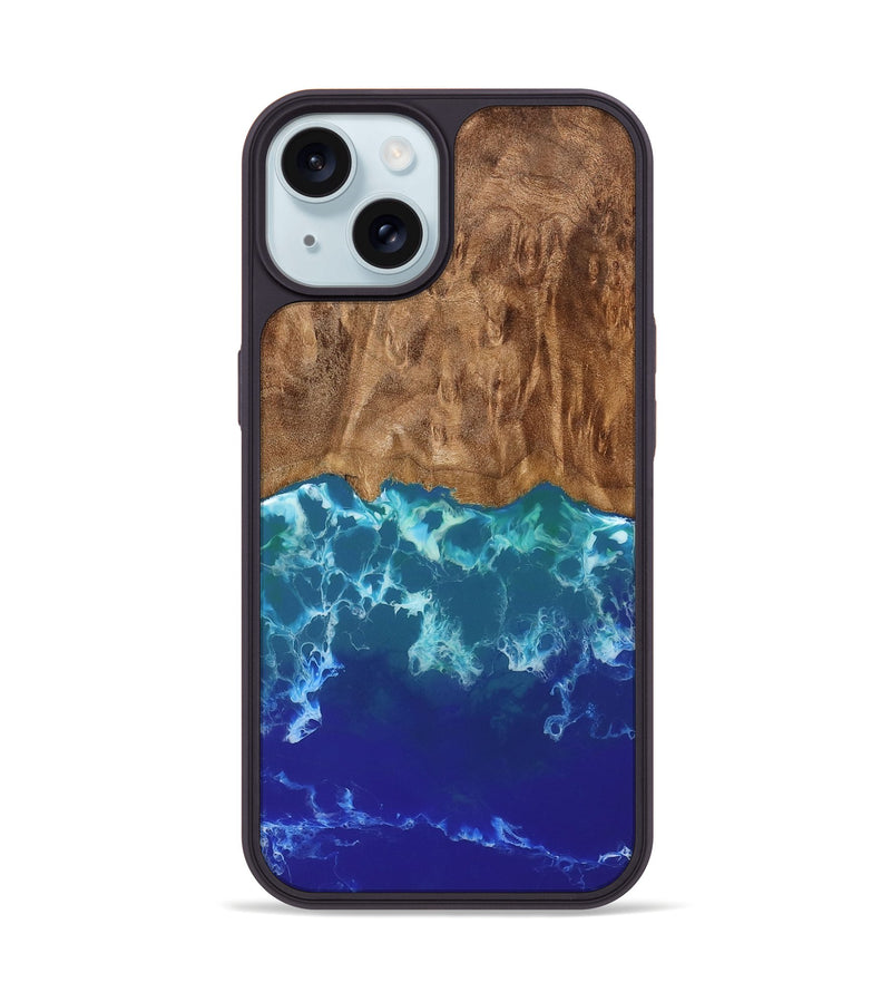 iPhone 15 Wood Phone Case - Hailie (Coastal, 733263)