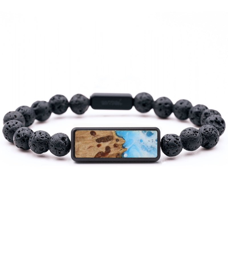 Lava Bead Wood Bracelet - Dustin (Coastal, 733300)