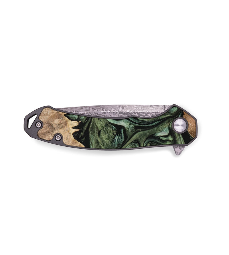 EDC Wood Pocket Knife - Joli (Green, 733449)