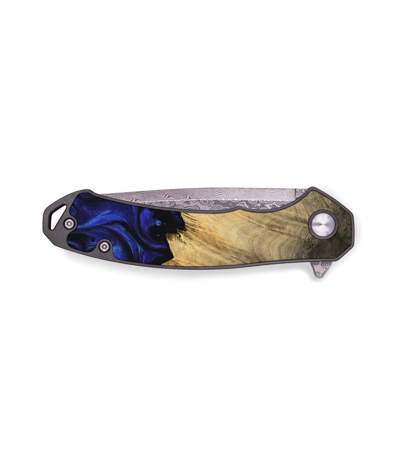 EDC Wood Pocket Knife - Turgay (Blue, 733462)