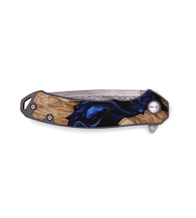 EDC Wood Pocket Knife - Taina (Blue, 733577)