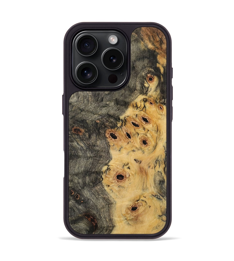 iPhone 16 Pro Wood Phone Case - Azam (Wood Burl, 733729)