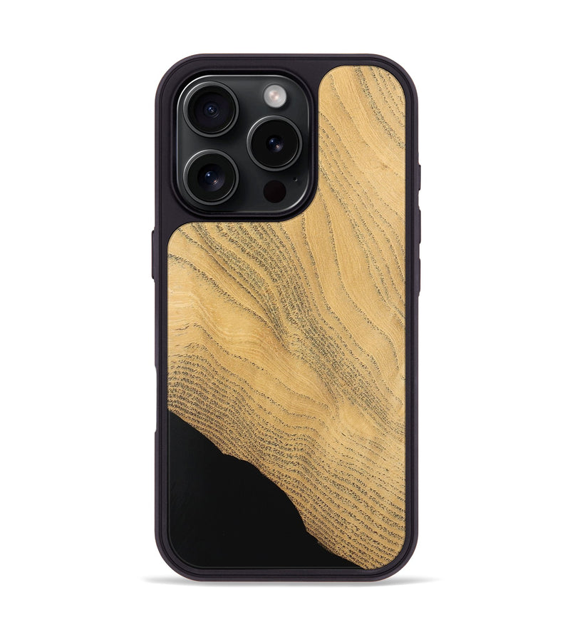 iPhone 16 Pro Wood Phone Case - Jeane (Wood Burl, 733741)