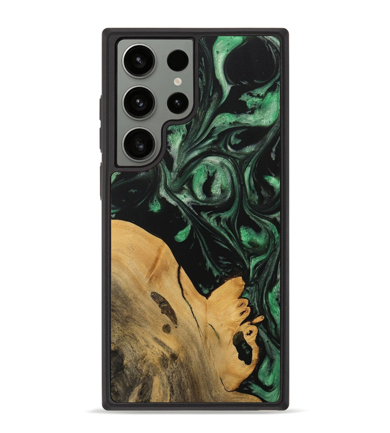 Galaxy S23 Ultra Wood Phone Case - Prince (Green, 733771)