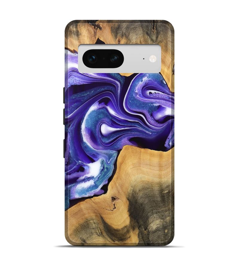 Pixel 7 Wood Live Edge Phone Case - Soyong (Purple, 733826)