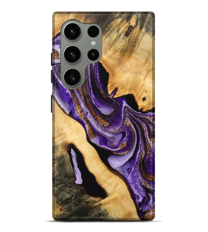 Galaxy S24 Ultra Wood Live Edge Phone Case - Nolan (Purple, 733828)