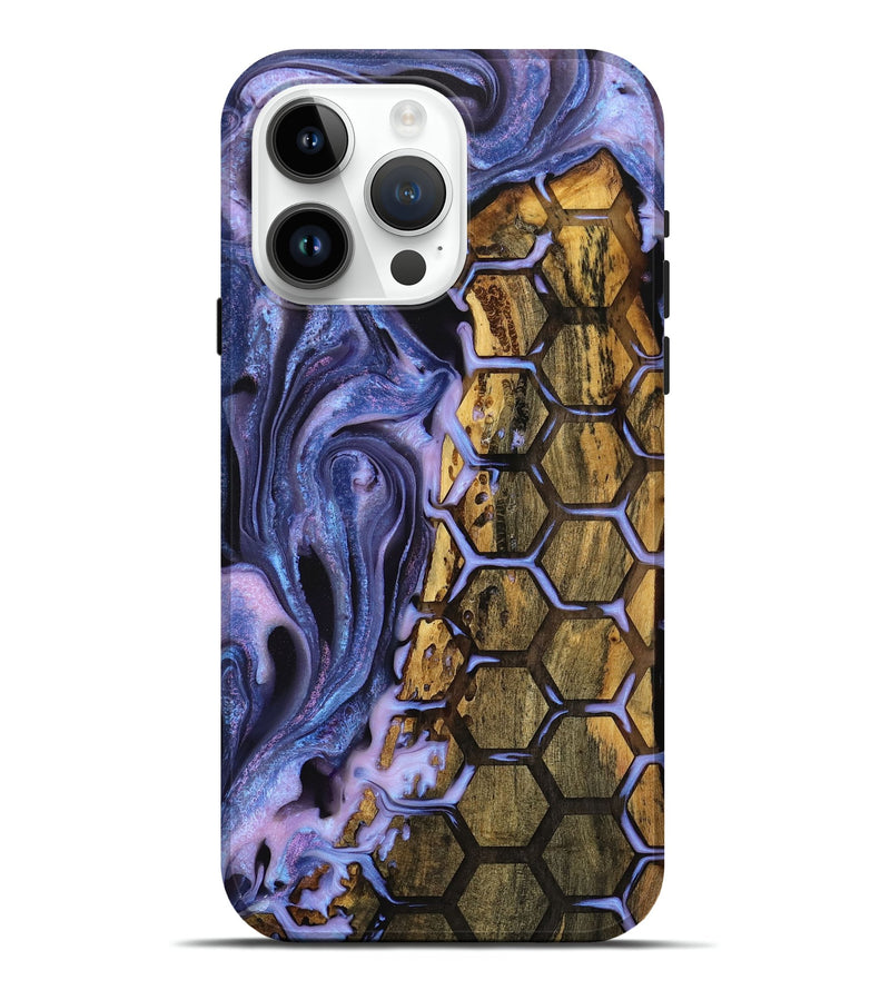 iPhone 15 Pro Max Wood Live Edge Phone Case - Valarie (Pattern, 733838)
