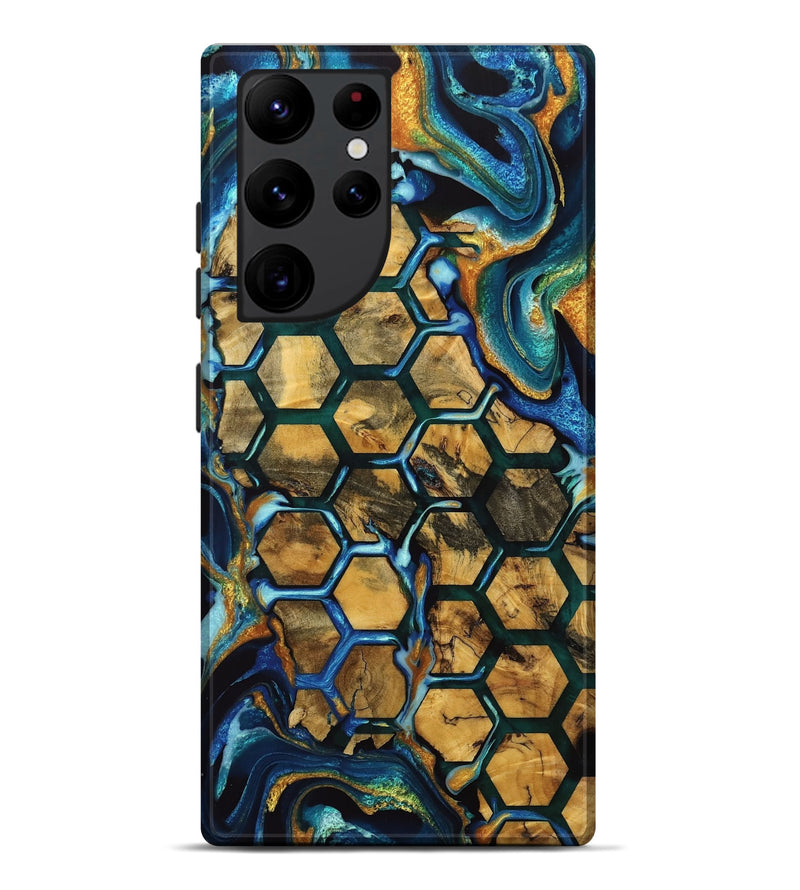 Galaxy S22 Ultra Wood Live Edge Phone Case - Rijn (Pattern, 733839)