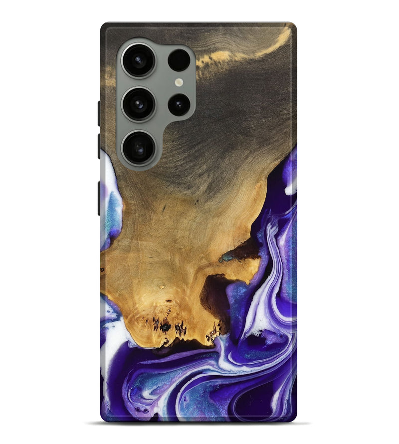 Galaxy S24 Ultra Wood Live Edge Phone Case - Lukas (Purple, 733841)