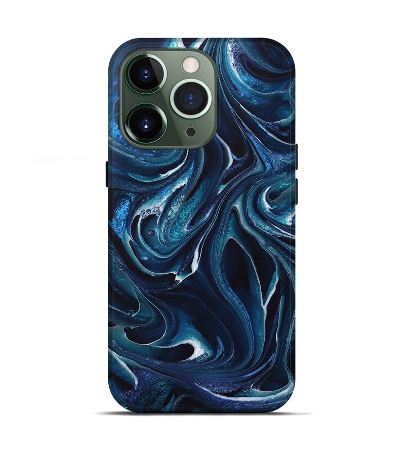 iPhone 13 Pro ResinArt Live Edge Phone Case - Nikko (Blue, 733853)