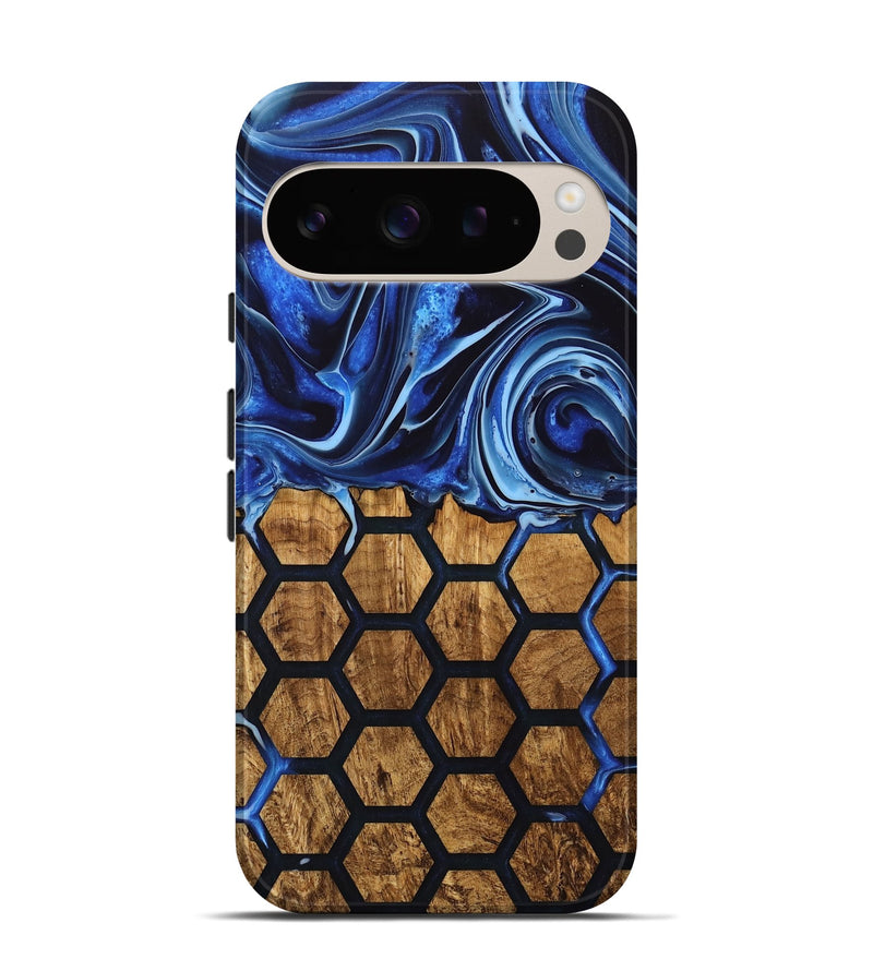 Pixel 9 Pro Wood Live Edge Phone Case - Prudi (Pattern, 733861)