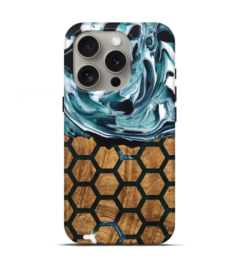 iPhone 16 Pro Wood Live Edge Phone Case - Heidi (Pattern, 733863)