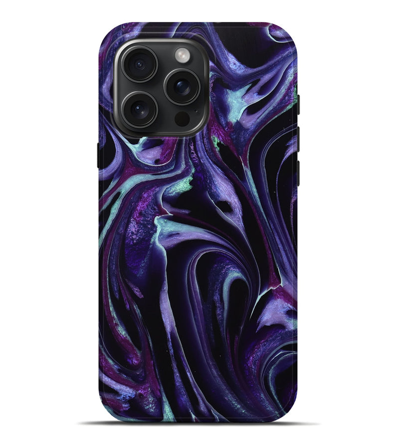 iPhone 16 Pro Max ResinArt Live Edge Phone Case - Watt (Purple, 733871)