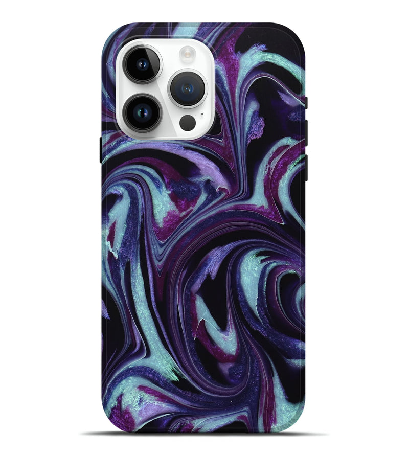 iPhone 15 Pro Max ResinArt Live Edge Phone Case - Janson (Purple, 733880)