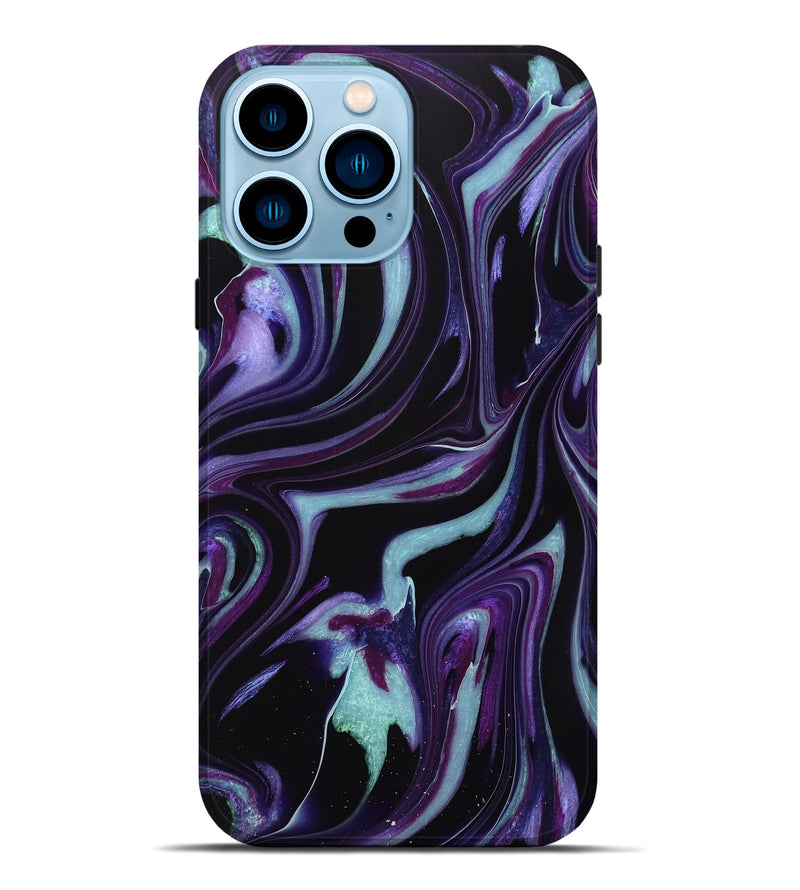 iPhone 14 Pro Max ResinArt Live Edge Phone Case - Gini (Purple, 733884)