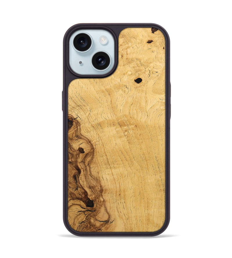 iPhone 15 Wood Phone Case - Toivo (Wood Burl, 734045)