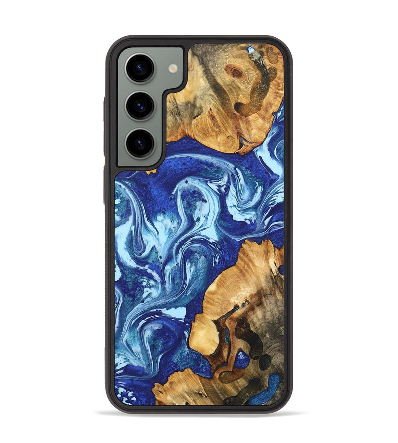 Galaxy S23 Plus Wood Phone Case - Leann (Blue, 734056)
