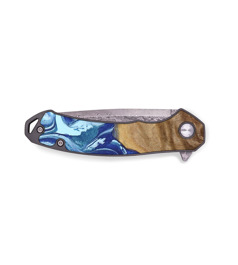 EDC Wood Pocket Knife - Squire (Blue, 734090)