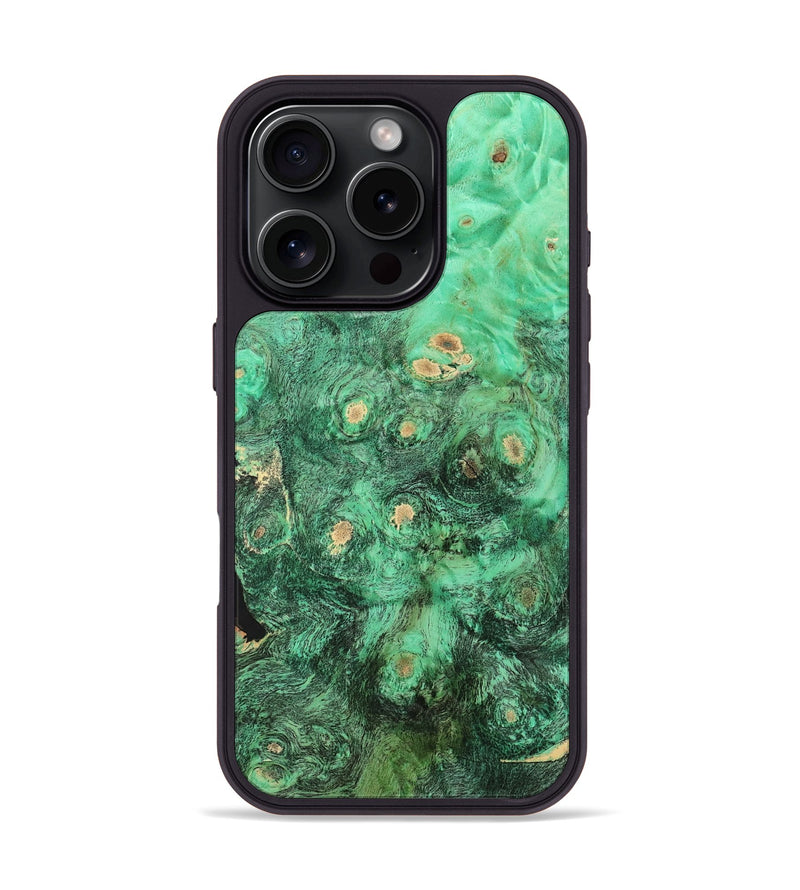 iPhone 16 Pro Wood Phone Case - Vimal (Wood Burl, 734100)