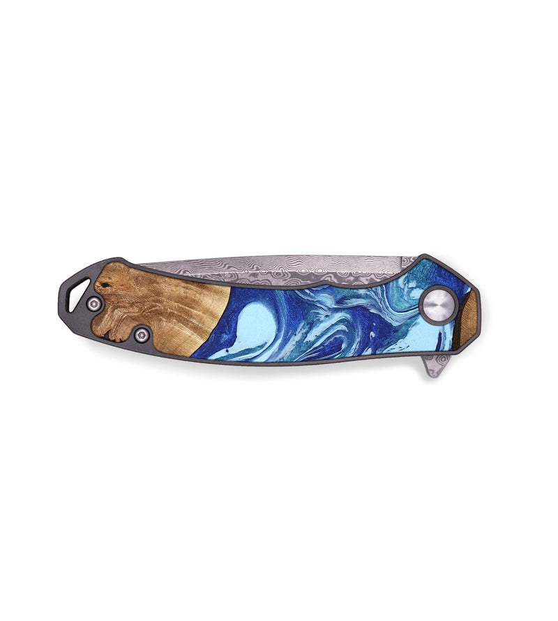 EDC Wood Pocket Knife - Desire (Blue, 734111)