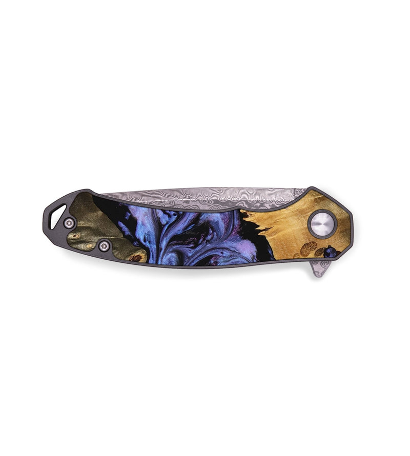 EDC Wood Pocket Knife - Liese (Purple, 734124)